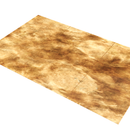 Arid desert brown cloth terrain mat for tabletop miniature wargames, marked with sectors for Star Schlock.